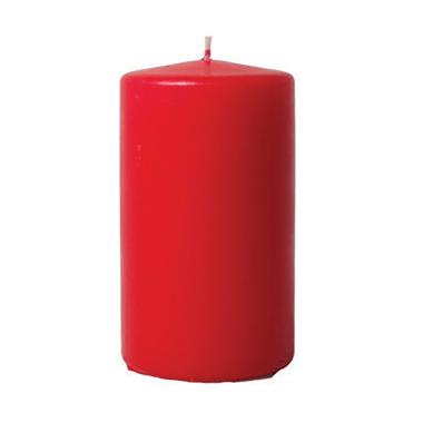 Bloklys Ø60x180 mm Brændetid 60 timer Rød,stk