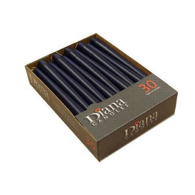 Antiklys Ø22x245 mm Brændetid 7.5 timer Mørkeblå,30 stk/pk