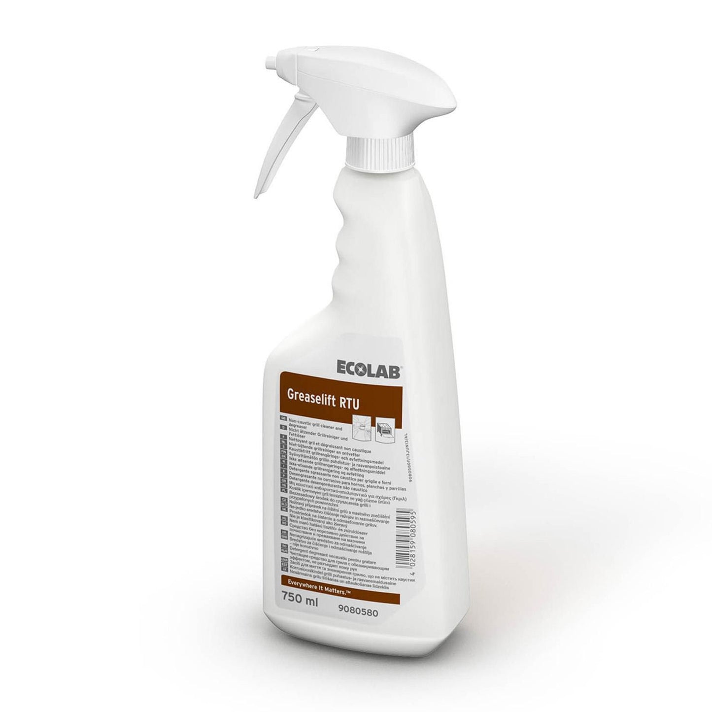 Ovn- og grillrengøring Flydende Greaselift RTU 750ml Ikke ætsende,750 ml/fl