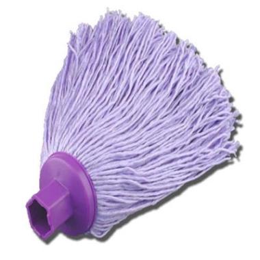 Mopgarn/Rundmoppe Mini Mery Micro 175g Microfiber m. Sekskantet gevind Lilla Våd,1 stk