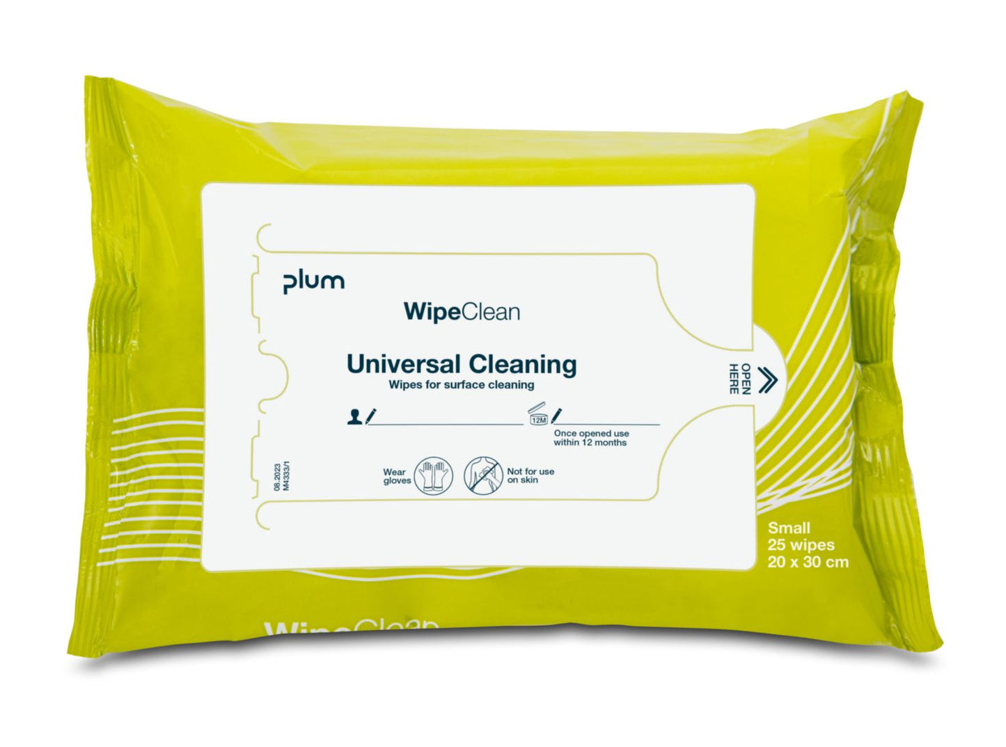 Universalrengøring Serviet PLUM Universal Cleaning wipe Small 30x20 cm Grøn,25 stk/pk