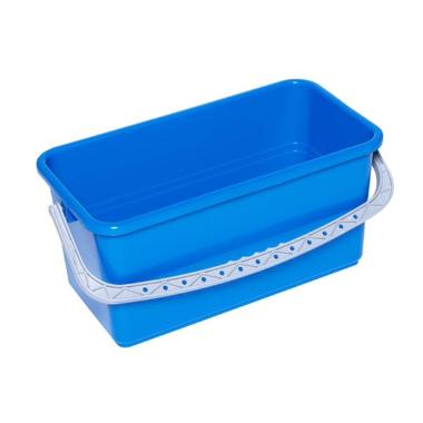 Spand 22 ltr 52x27x25.5 cm med Hank Blå,1 stk