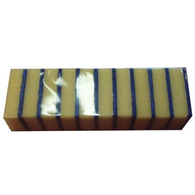 Multisvamp Mini 9x6x3 cm med Skuresål Gul/Blå,10 stk/pk
