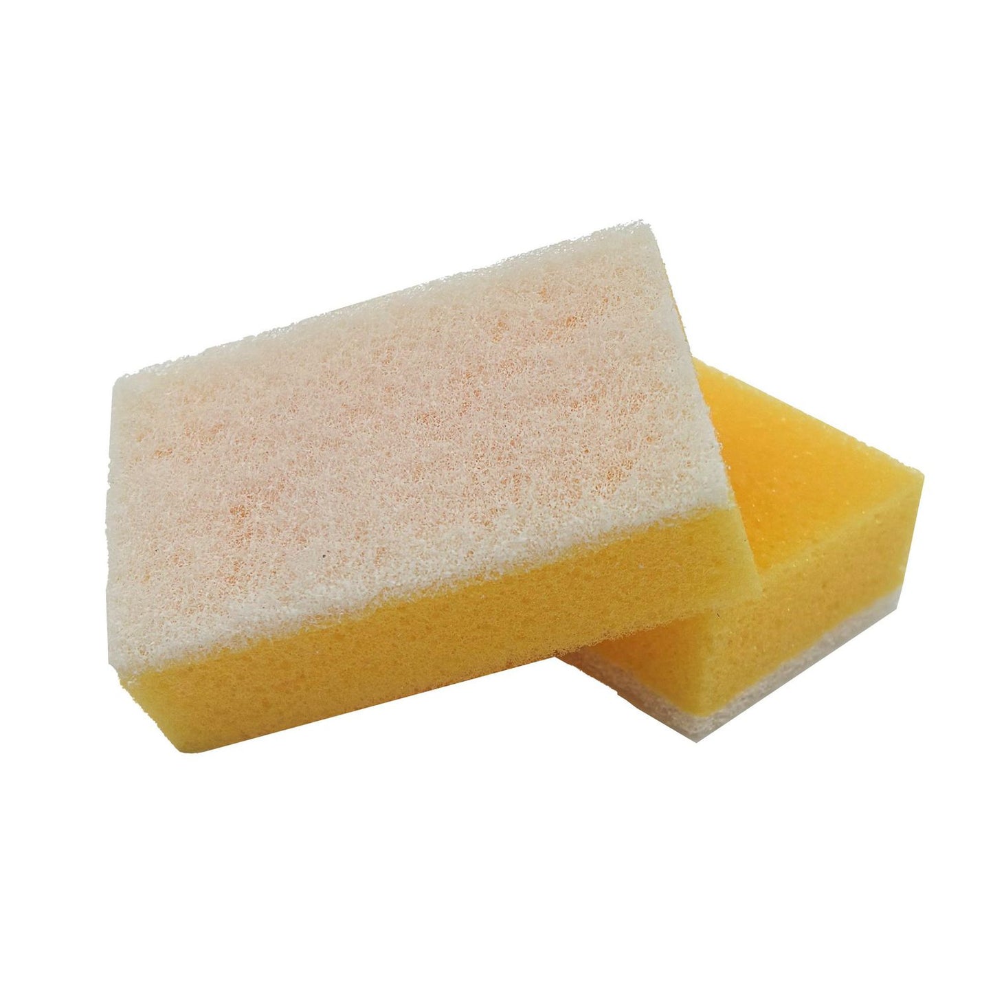 Multisvamp Mini 9x6x3 cm med Skruesål Gul/Hvid,10 stk/pk