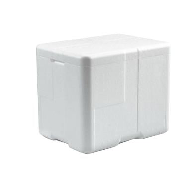 Termokasse 25 ltr 40x30x33 cm Coolsafe Large med Låg EPS Hvid,1 stk/krt