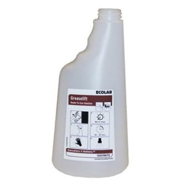 Flaske Tom Skum 650ml med Tryk uden Hoved Klar til KitchenPro Greaselift,1 stk