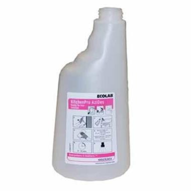 Flaske Tom Skum 650ml med Tryk uden Hoved Klar til KitchenPro Azides,1 stk