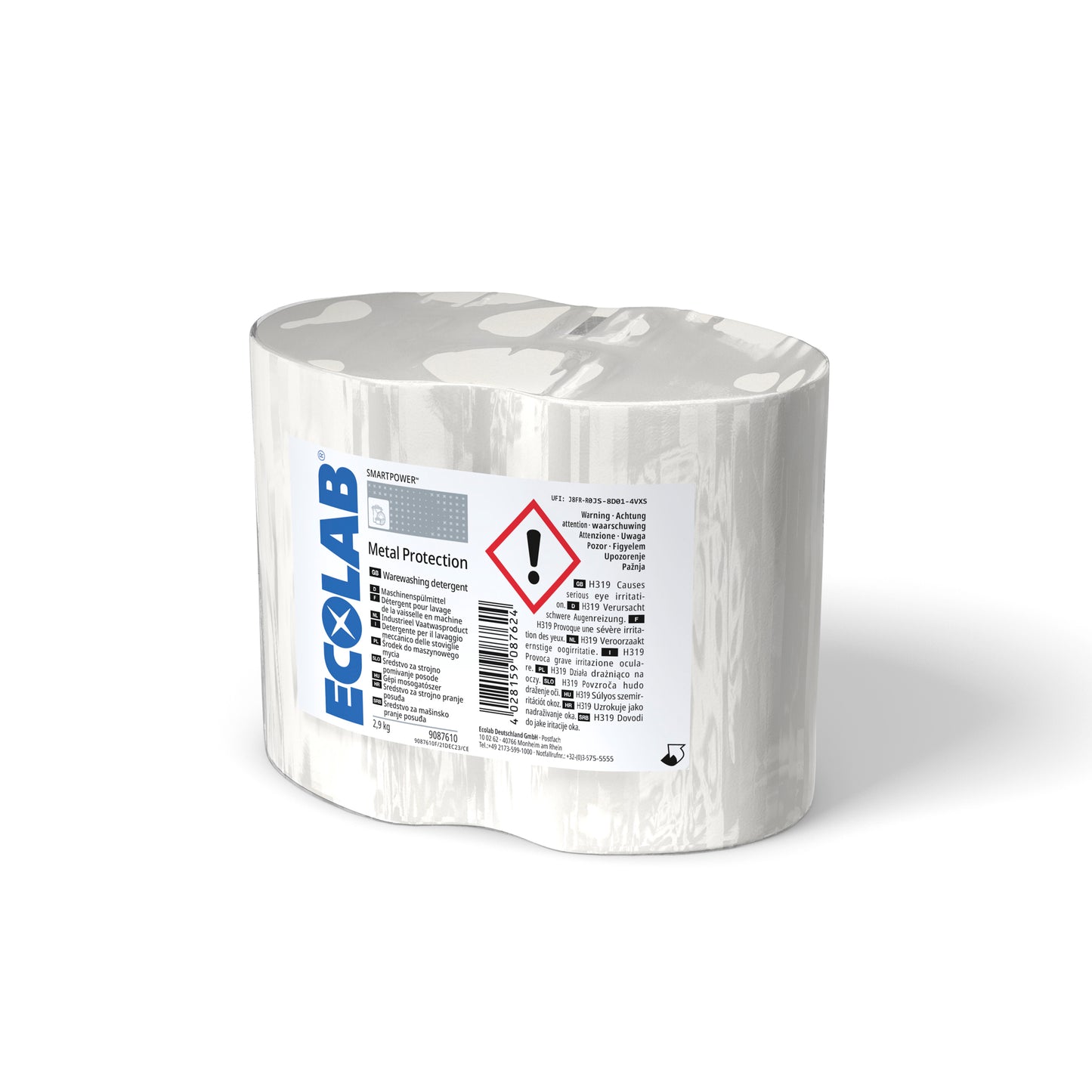Maskinopvask Anlæg Fast Apex/SMARTPOWER Metal Protection 2.9kg uden Klor til alu,4 stk x 2.9 kg/krt