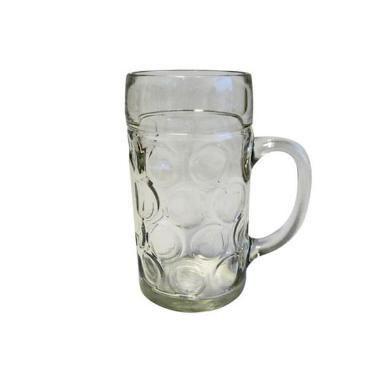 Ølkrus Isar 1 ltr Ø10x20.5 cm med Hank Glas,6 stk/pk