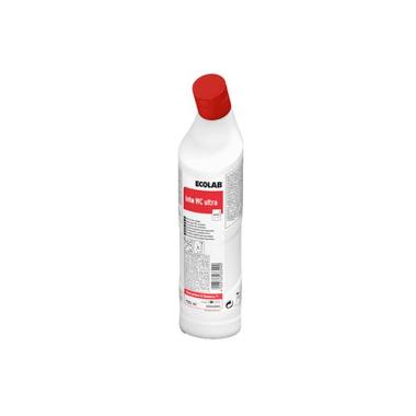 Toiletrens Flydende Into WC Ultra 750ml med Farve/Parfume Rød Stærkt Surt,12 fl x 750 ml/krt