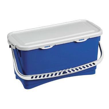 Mopboks 20 ltr 26x57x27 cm med Låg Blå til 40 cm mopper,stk