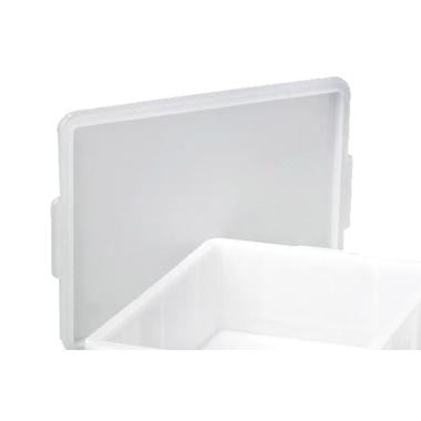Låg Til Plastkasse CB 23 ltr L420xB320xH10mm HDPE Natur,stk