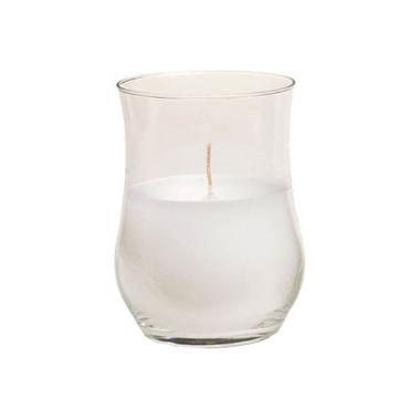 Lysbowle Brændetid 40 timer Hvid/Klar,stk