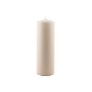 Bloklys Ø78x245 mm Brændetid 140 timer Elfenben,stk