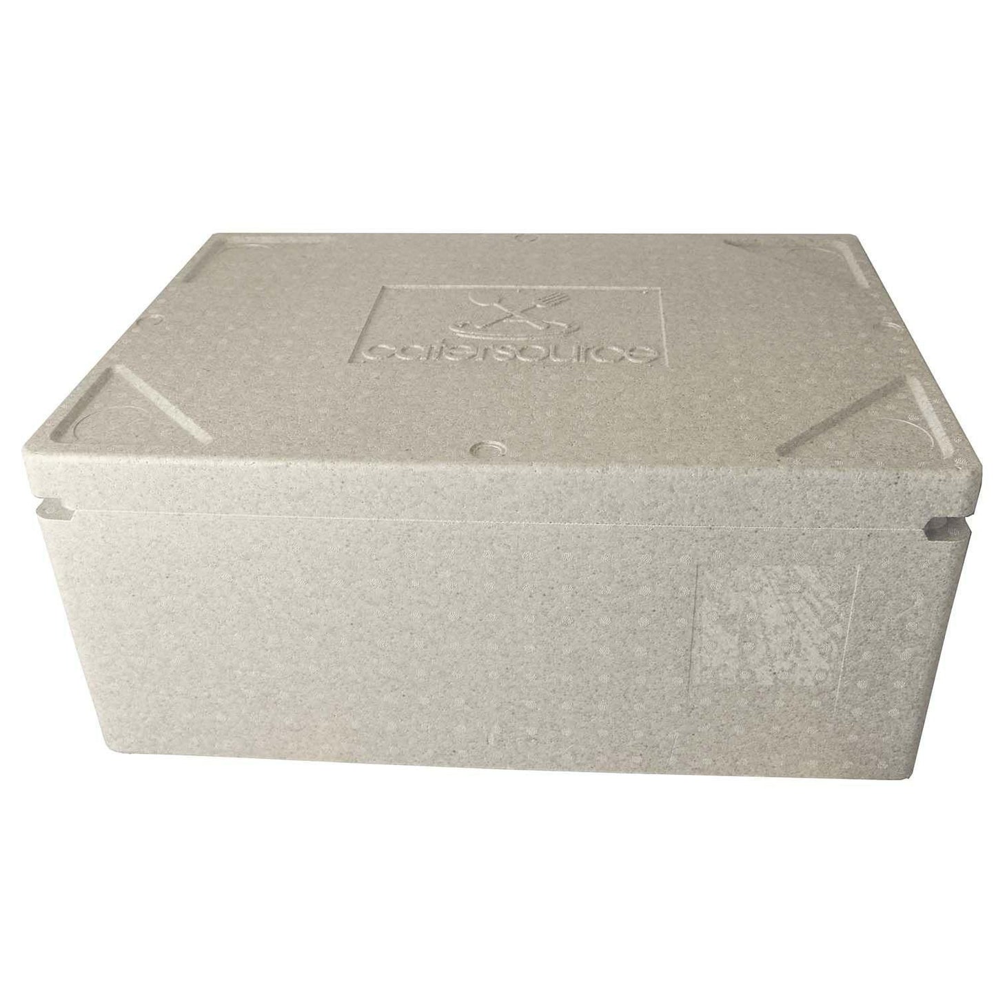 Termokasse Catersource 40 ltr 1/1 GN 60x40x27 cm med Låg H-EPS Lysegrå,stk