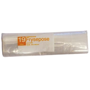 Frysepose Catersource 19 ltr 450x600 mm 38my med Skrivefelt LDPE,20 Stk/rl