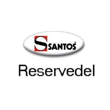 Reservedel Møtrik M6 Rustfri stål til Santos nr 68 107709,stk
