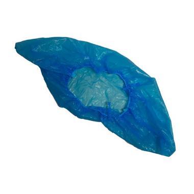 Skoovertræk 17x51 cm 35 my CPE Blå til Dispenser,100 stk/ps