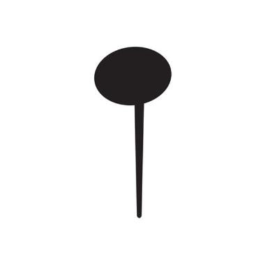 Skilt Securit Boble 18x8x0.3 cm 5 stk med Hvid tuschpen,stk