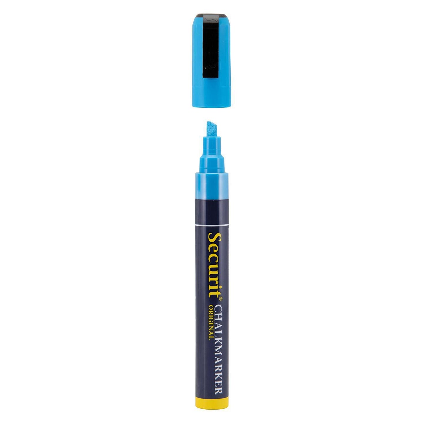 Tuschpen 1 stk Securit medium 2-6 mm Blå,stk