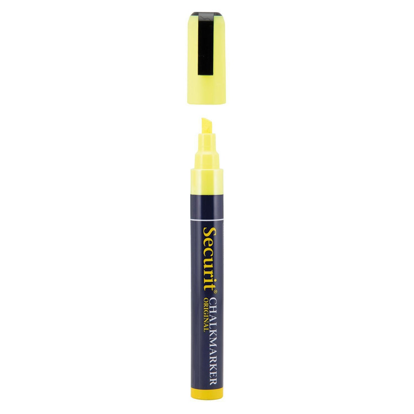 Tuschpen 1 stk Securit medium 2-6 mm Gul,stk