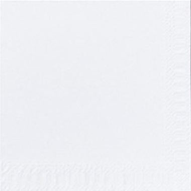 Serviet Duni 24x24cm 1-lag Hvid,12 pk x 500 stk/krt