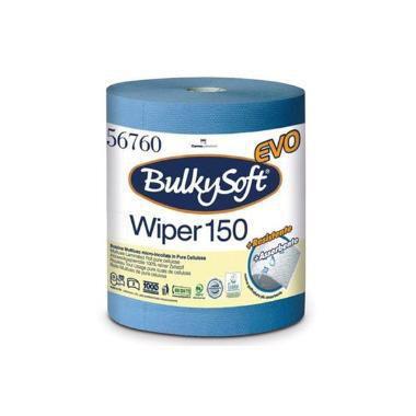 Håndklæderulle BulkySoft 3-lag 150 m Blå - 2 rl/krt