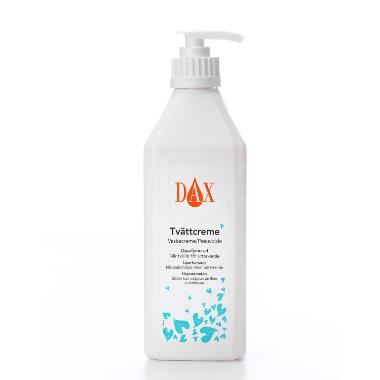 Vaskecreme DAX uden parfume til tør hud til vask uden sæbe pumpeflaske 600 ml,15 fl/krt