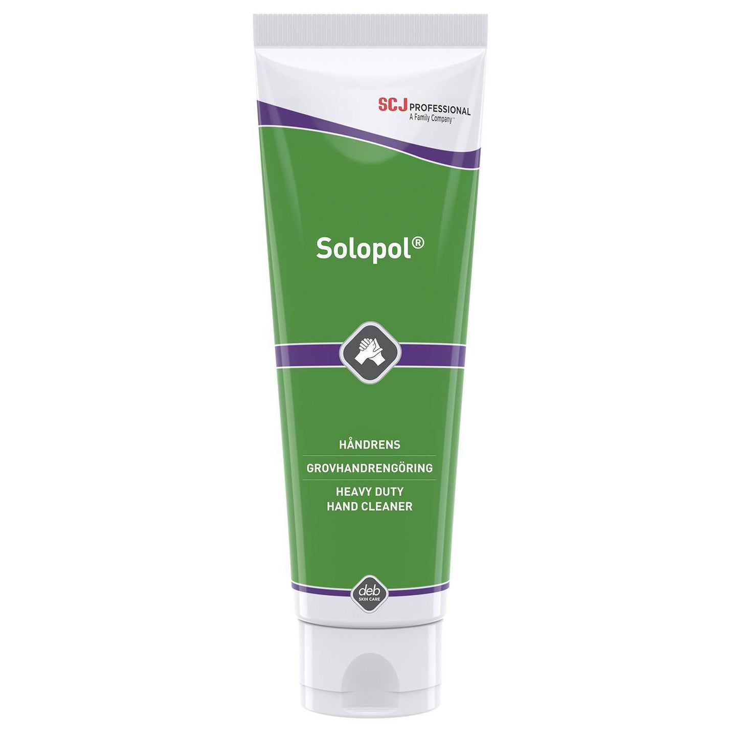 Håndrens Solopol Classic Ecolabel til kraftig olie/fedt med Parfume 250 ml,12 tub/krt