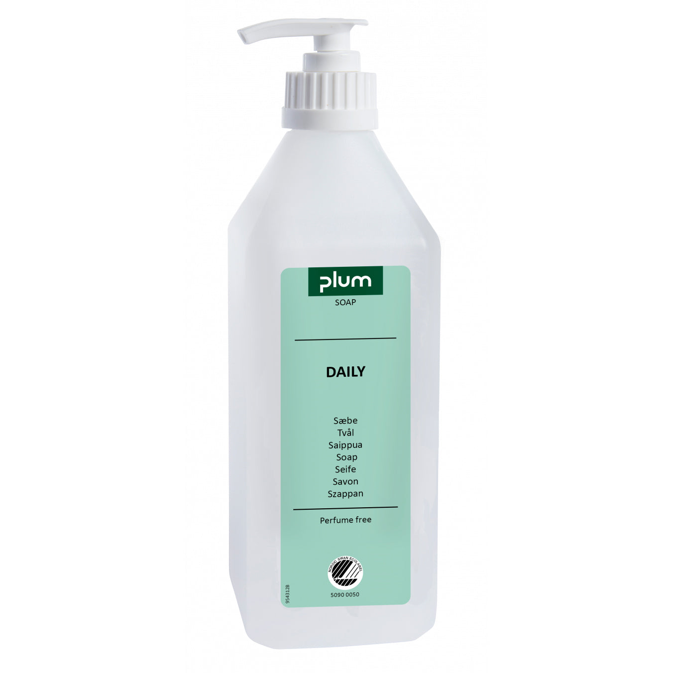 Cremesæbe Plum Daily Svanemærket uden Farve/Parfume 600 ml,600 ml/fl