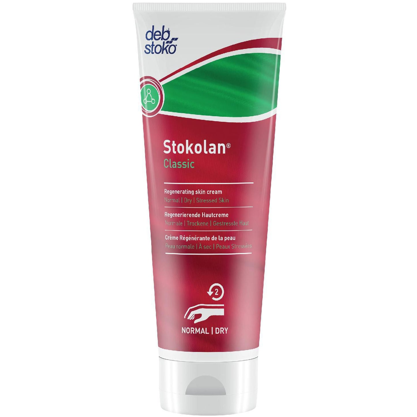 Hudcreme Stokolan Classic 100ml ECARF med Lanolin/Parfume Snaplåg 27.7% fedt,100 ml/Tub