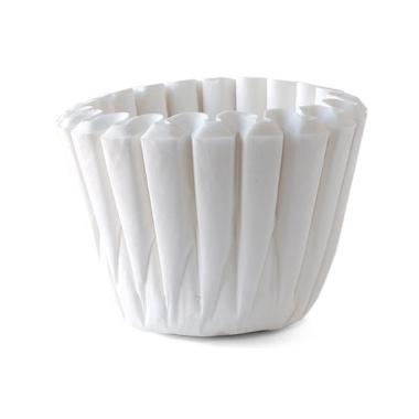 Skålfilter Catersource TCF 10ltr Ø437/Ø152xH145mm papir Svanemærket hvid,2 pk x 250 stk/krt