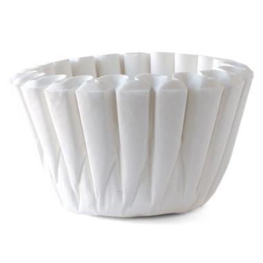 Skålfilter Catersource TCF 20ltr Ø535/Ø203xH170mm papir Svanemærket hvid,2 pk x 250 stk/krt