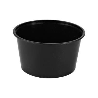 Bæger 450 ml Ø120x65 mm Rund PP Sort,50 stk/ps