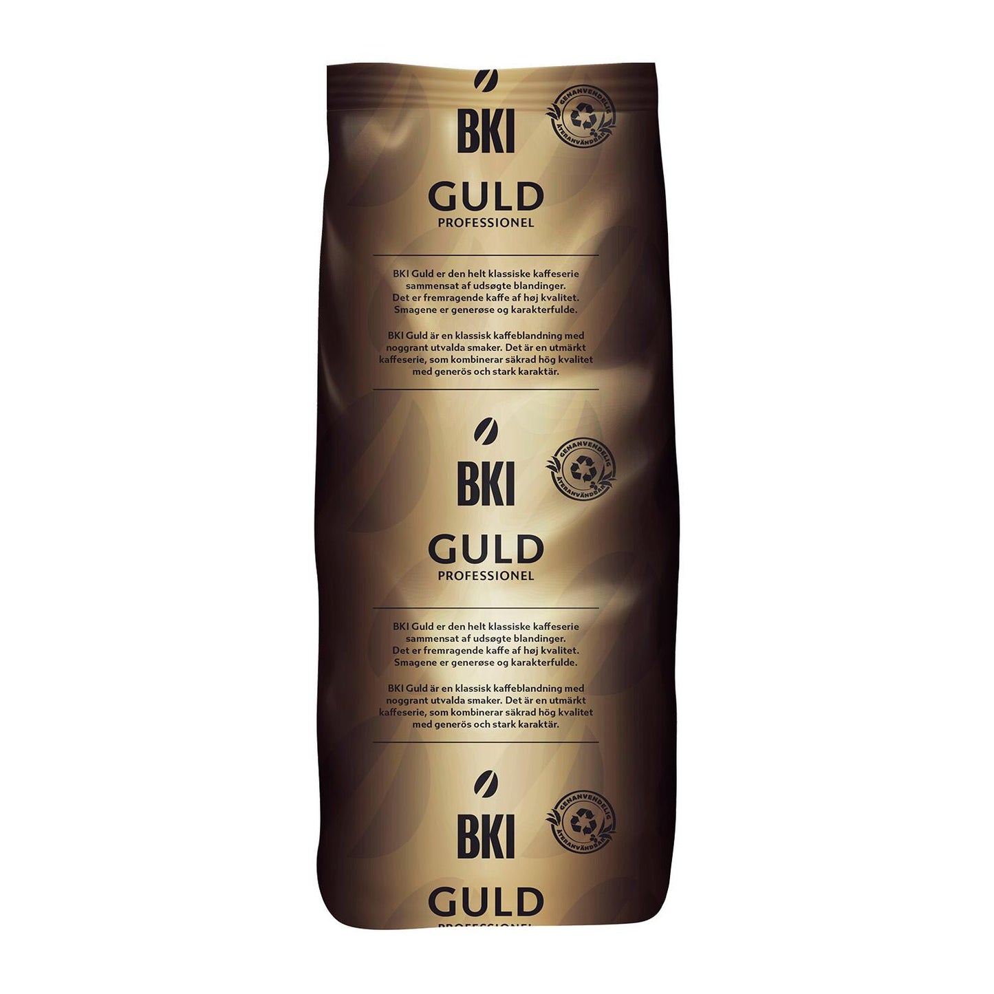 Kaffe BKI Santos mørk 500 gr,16 ps x 1 stk/krt
