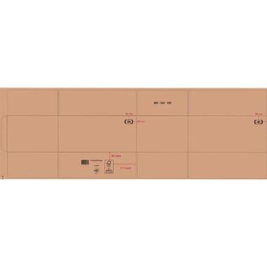 Papkasse 400x260x180mm fefco 0201,25 stk/bnt