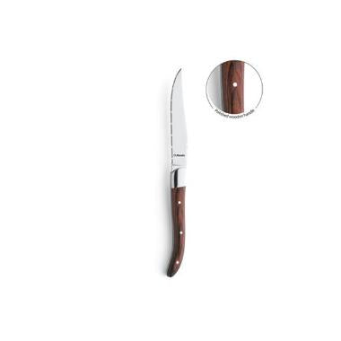 Grillkniv Amefa Royal 23 cm med Grillskær Rustfri stål/Træskaft,6 stk/pk