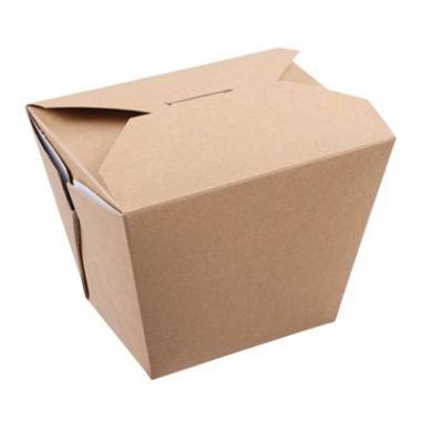 Takeaway æske 750 ml 118/84x97/63x92 mm med PE Brun,250 stk/krt