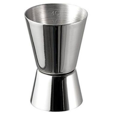 Jigger Dobbelt 2/4 CL Rustfri stål,stk