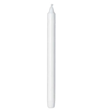 Kronelys Ø22x250 mm Ren stearin Hvid,4 pk x 30 stk/krt