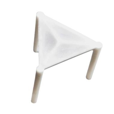 Trefod/Pizzabord 30 mm PS Hvid til Pizzaæske,1000 stk/krt