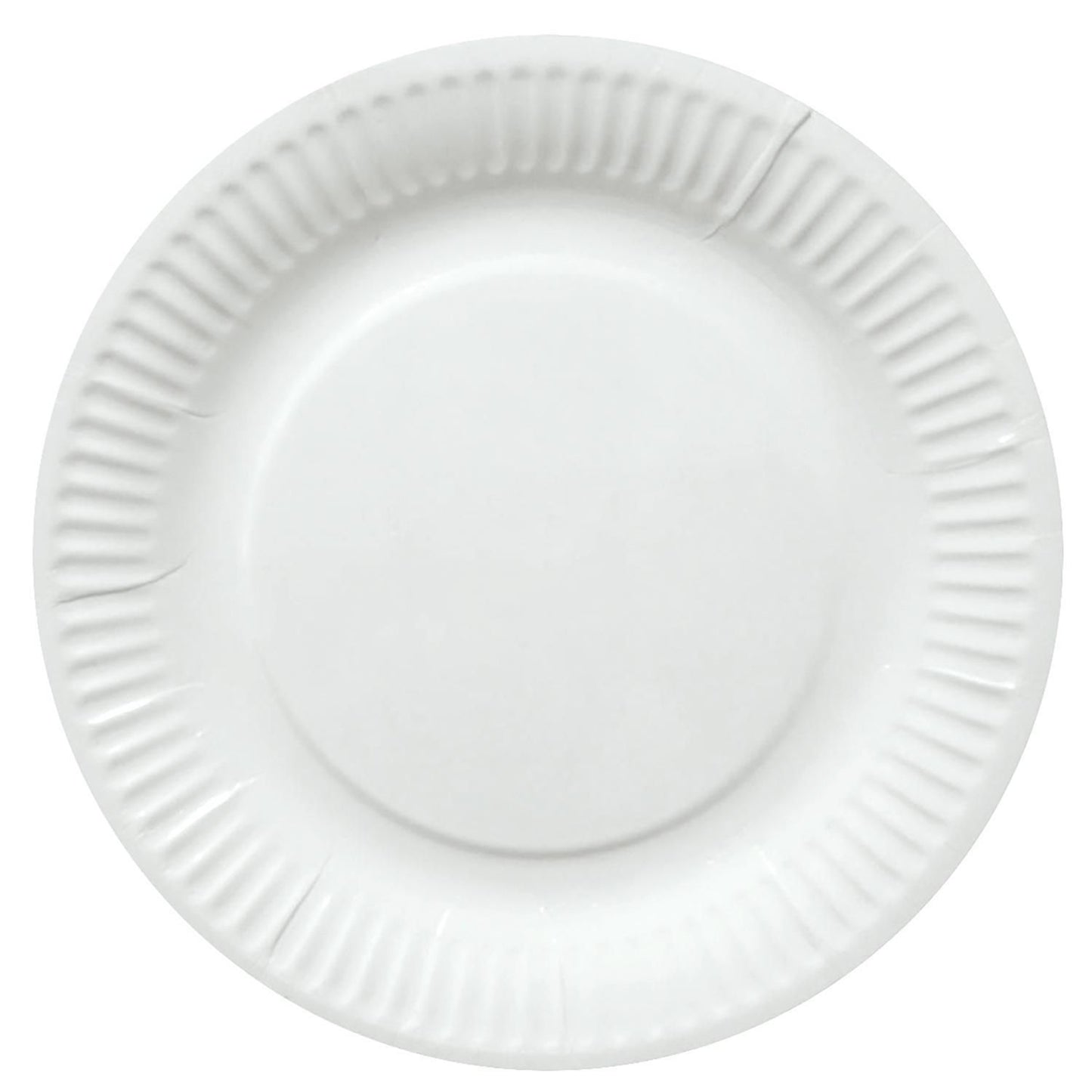 Paptallerken Catersource Ø15cm Bionedbrydelig Hvid,100 stk/pk