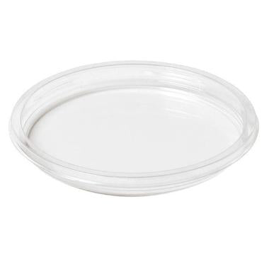 Plastlåg Ø116 mm RPET Klar til Bæger Crystal Deli,35 stk/ps