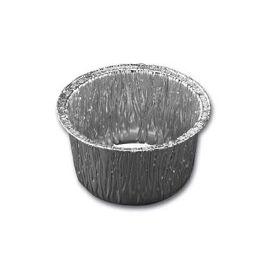 Alubakke 150 ml Ø80x44 mm Rund,24 ps x 100 stk/krt