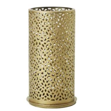 Lysestage Bliss Ø75x140 mm Metal  Guld,4 pk x 1 stk/krt
