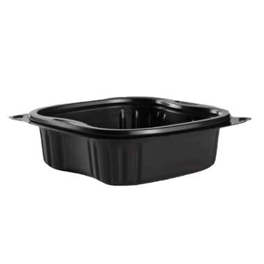 Bakke Bistro Snack Pot 1-rum 442 ml 140x140x41 mm PP Sort,12 pk x 50 stk/krt