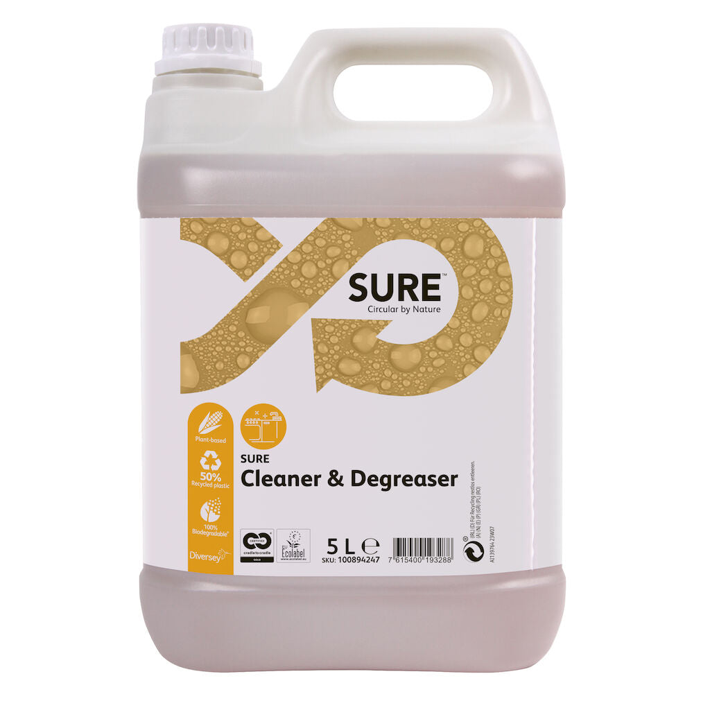 Grundrengøring Gulv/Inv Cleaner & Degreaser 5ltr Ecolabel u Parfume Manuel,2 dnk x 5 ltr/krt