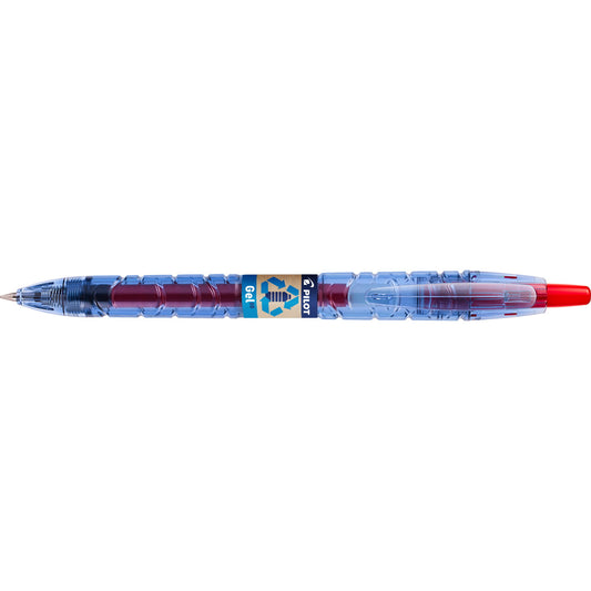 Pilot B2P gelpen med 0,5 mm spids i skrivefarven rød