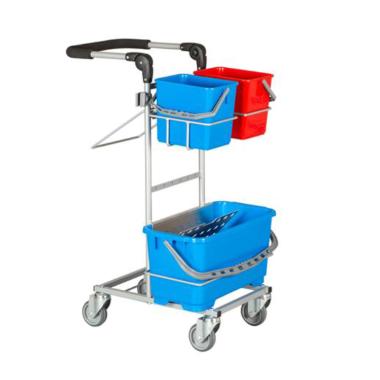 Rengøringsvogn Ergo Slimline Lille drypsystem med 2 stk 6 ltr spande,stk