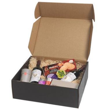 Gaveæske 435x345x153 mm Stor Sort,1 stk